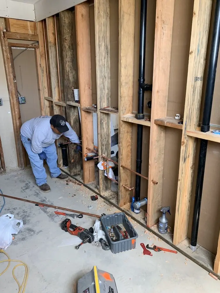 Commercial rough-in plumbing for Water Heater Replacement in Westmoreland